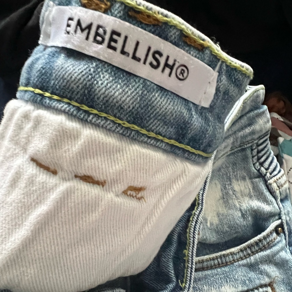 EMBELLISH  RIP & DENIM MEN’s Jeans